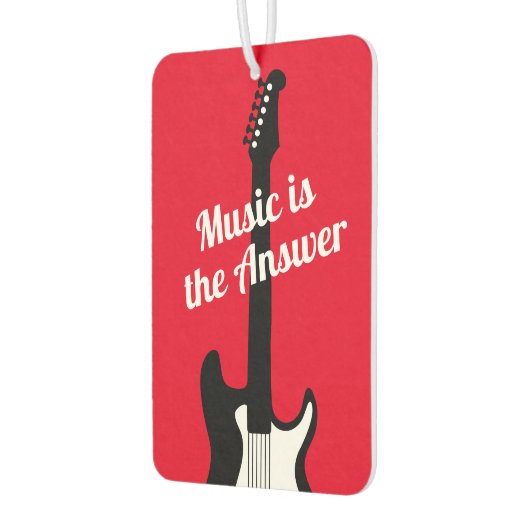 エレクトロニックロックカスタムギター引用文車 カーエアーフレッシュナー (左)