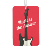 エレクトロニックロックカスタムギター引用文車 カーエアーフレッシュナー (裏面)