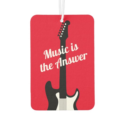 エレクトロニックロックカスタムギター引用文車 カーエアーフレッシュナー (裏面)