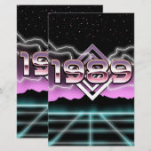 エレクトロニック1989 便箋 (正面/裏面)