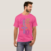 エレクトロミュージックダンスパーティーDj Tシャツ (正面フル)