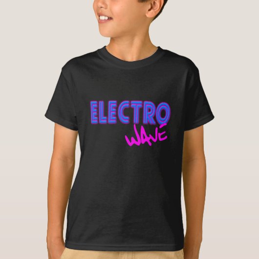 エレクトロ・ウェーブ Tシャツ (正面)