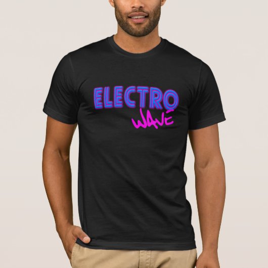 エレクトロ・ウェーブ Tシャツ (正面)