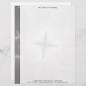 エレクトロ – フラクタルアート レターヘッド (正面/裏面)