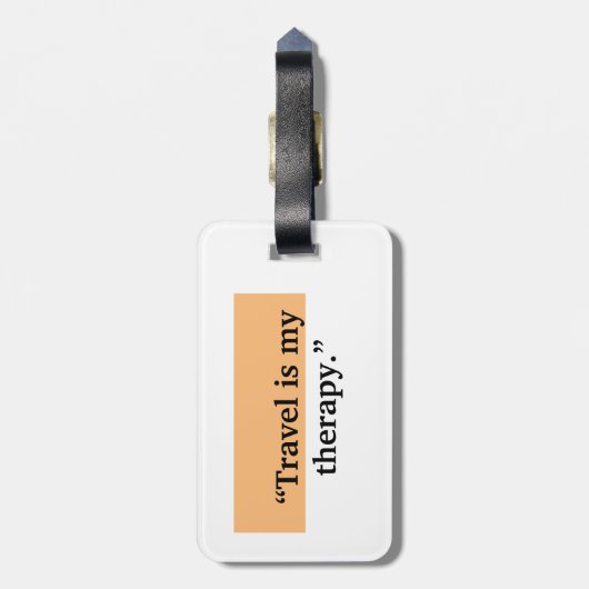 エレクパーソナライズされたタミニマル・ギターギフトの名前 ラゲッジタグ (裏面縦)