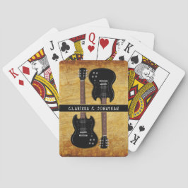 エレク動揺してティギターパーソナライズされた トランプ