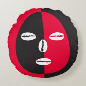 エレグア2顔 ラウンドクッション (正面)