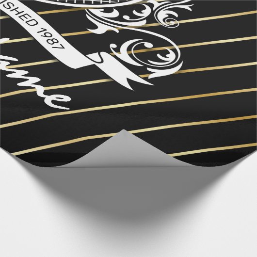 エレゲナットホワイトモナグラムファッションドラッピング紙 ラッピングペーパー (角)