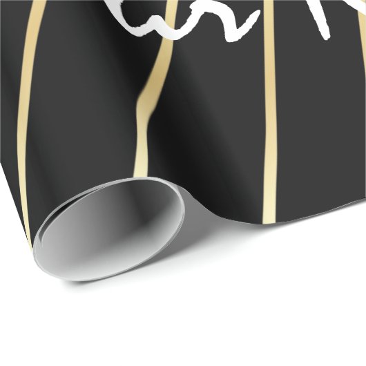 エレゲナットホワイトモナグラムファッションドラッピング紙 ラッピングペーパー (ロールコーナー)