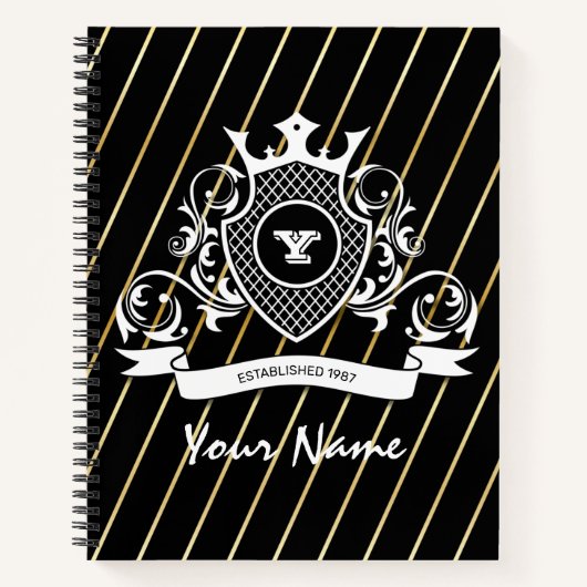 エレゲナットホワイトモナファッションドグラム ノートブック (正面)