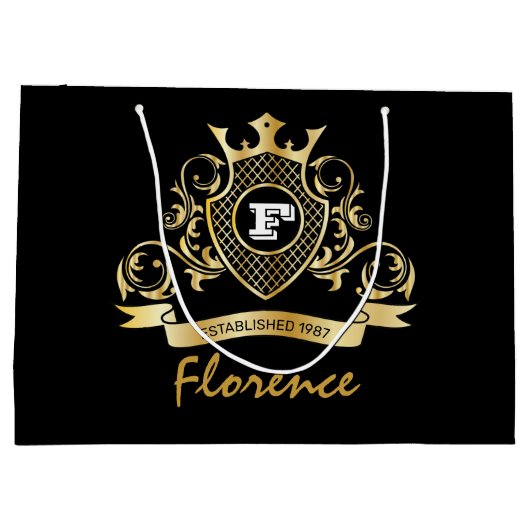 エレゲナットモナグラムファッションド抱き枕 ラージペーパーバッグ (裏面)