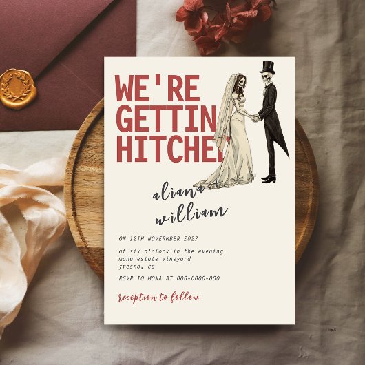 エレゲントハはっきりしたロウィーンゴシック結婚式招待状 招待状