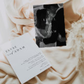 エレスミア モダン ミニマリスト ウェディング 招待状