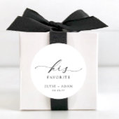 エレスミア 彼の好きなお気に入りのクラシックラウンドステッカー ラウンドシール