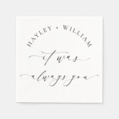 エレスミヤいつもお前の結婚ものだ スタンダードカクテルナプキン (正面)