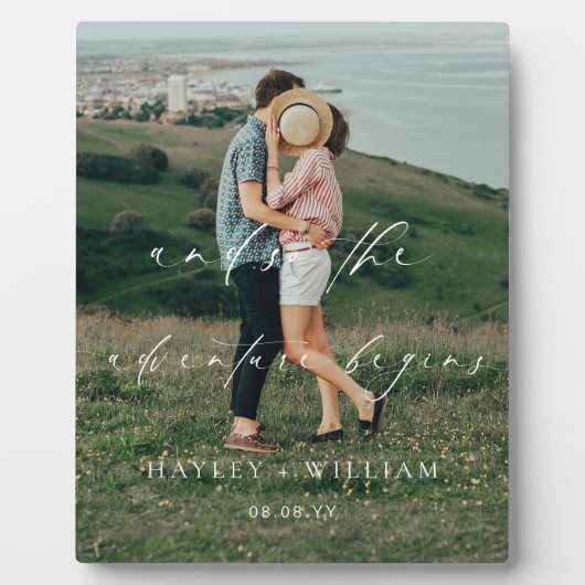 エレスミヤと冒険は始ま結婚る フォトプラーク (正面)