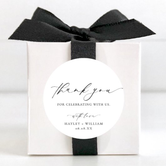 エレスメアサンキューユー結婚式の引き出物 ラウンドシール