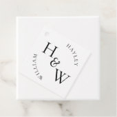 エレスメアモノグラム結婚式の引き出物 フェイバータグ (インサイチュ)