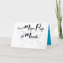 エレス・エル・メジョル・プロフェ・デル・ムンド サンキューカード