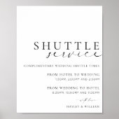 エレズメ結婚アの会場輸送シャトルサービス ポスター (正面)