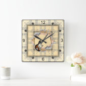 エレック・ギター~突破~変なシート音楽~ スクエア壁時計 (ホーム)