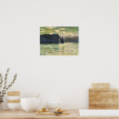 エレット、サンセット、1883、クロード・モネ ポスター (キッチン)