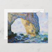 エレット・モネの岩のアーチ西マネポート ポストカード (正面/裏面)