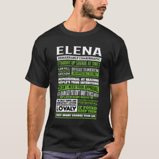 エレナの女の子の名前の定義 Tシャツ