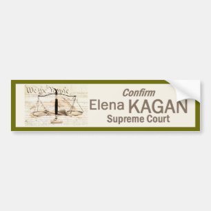 エレナKaganの最高裁判所のバンパーステッカー バンパーステッカー