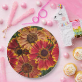 エレニアムナウ開花フローラ ペーパープレート (パーティー)