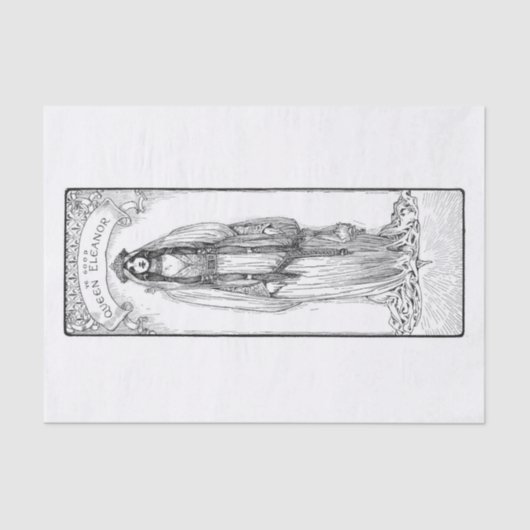 エレノア女王 薄葉紙 (正面)