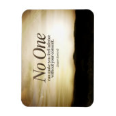 エレノア感動的ルーズベルト引用文"なし" マグネット (縦)