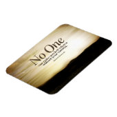 エレノア感動的ルーズベルト引用文"なし" マグネット (左側)