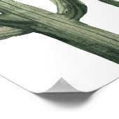 エレノア – ボヘミアンウォーターカラーサボテン歓迎サイン ポスター (角)