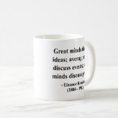 エレノア・ルーズベルトの引用文5a コーヒーマグカップ (正面右)
