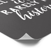 エレノア・ルーズベルト引用文の女性用ポスター ポスター (角)