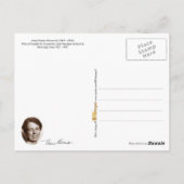 エレノア・ルーズベルト、アメリカ大統領夫人 ポストカード (裏面)