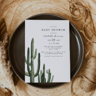 エレノア – Bohemian Saguaro Cactus Baby Shower 招待状