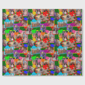 エレノールクリスマス ラッピングペーパー (フラット)