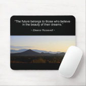 エレノールルーズベルトフューチャー引用文マウスパッド マウスパッド (マウス)