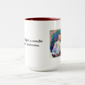 エレノールルーズベルト引用文- マグカップ (中央)