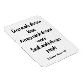 エレノールルーズベルト引用文 |マッ素晴らしト マグネット (右側)