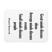 エレノールルーズベルト引用文 |マッ素晴らしト マグネット (横)