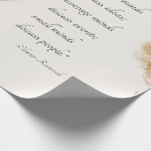 エレノールルーズベルト素晴らし&マインド引用文 ラッピングペーパー (角)