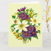 エレノールルーズベルト見積書カード カード (黄色い花)