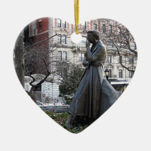 エレノールルーズベルト記念碑 セラミックオーナメント (正面)