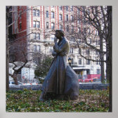 エレノールルーズベルト記念碑 ポスター (正面)