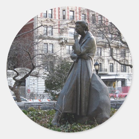 エレノールルーズベルト記念碑 ラウンドシール (正面)