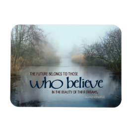 エレノールルーズベ感動的ルト引用文「未来」 マグネット