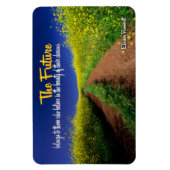 エレノールルーズベ感動的ルト引用文「未来」 マグネット (縦)